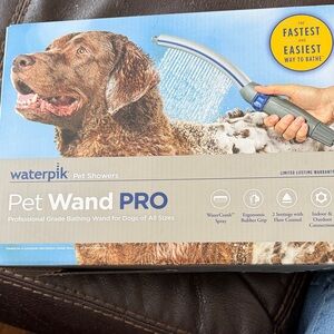 Waterpik Pet Wand PRO Dog Shower - Blue